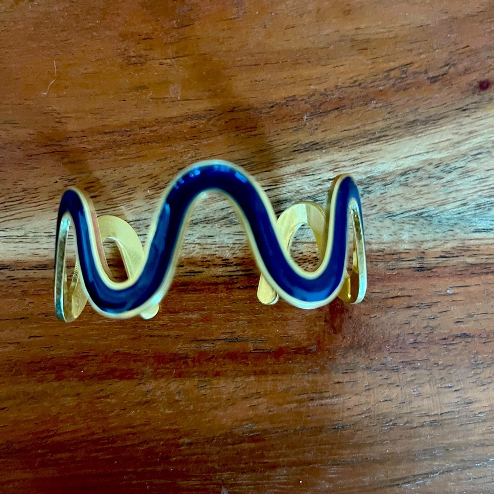 Madewell Nwot navy enamel bracelet